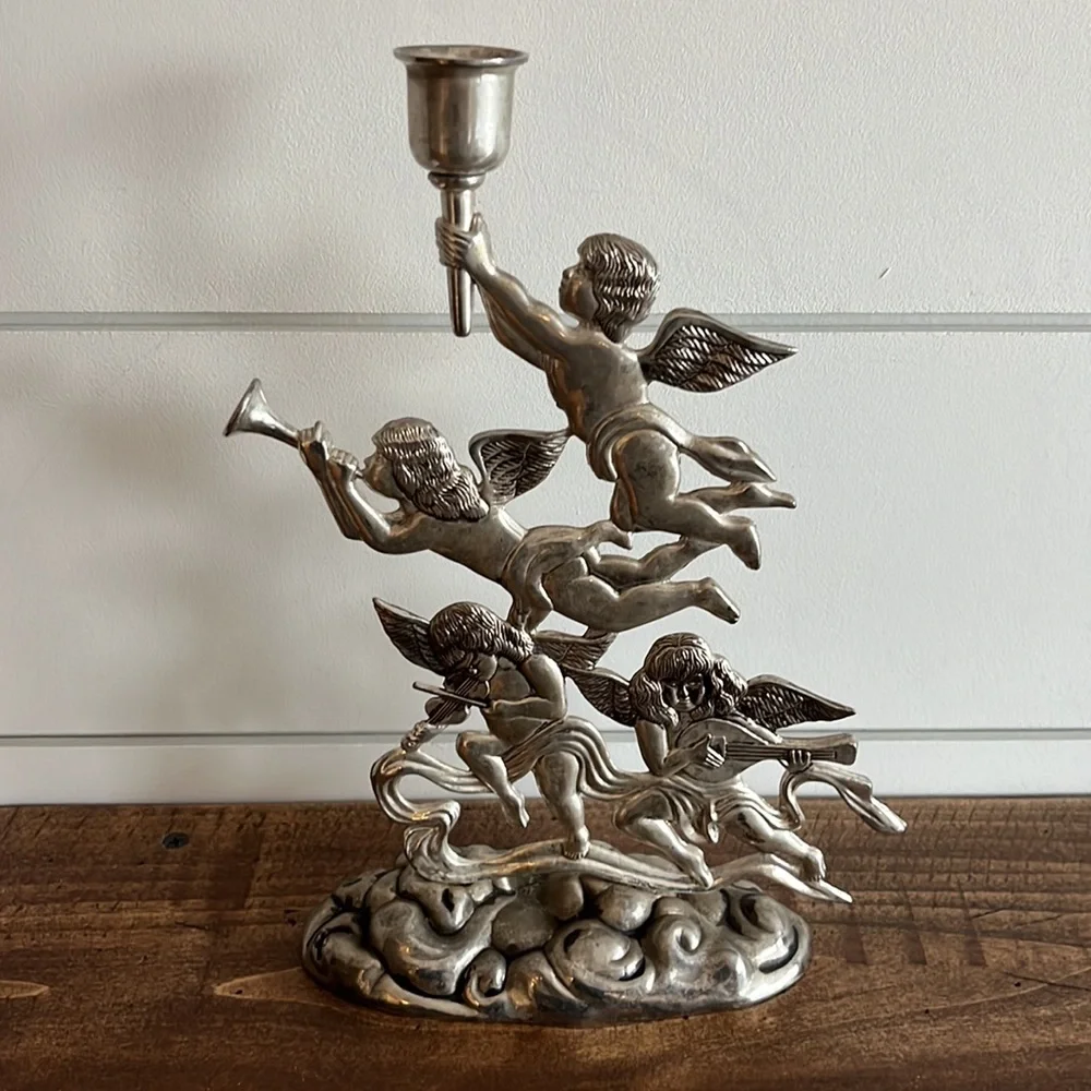 Godinger Silver Angels Candlestick